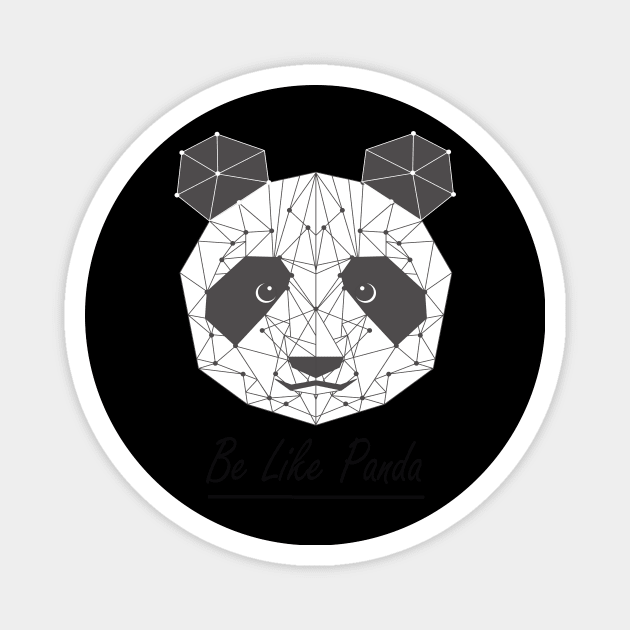 BE LIKE PANDA Magnet by Tomori